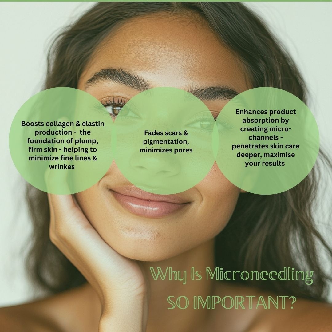 Professional microneedling treatment