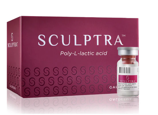 Sculptra treatment photograph